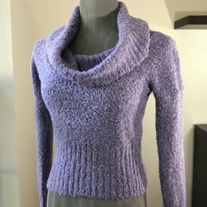 Mudd cowl neck crop sweater XS
